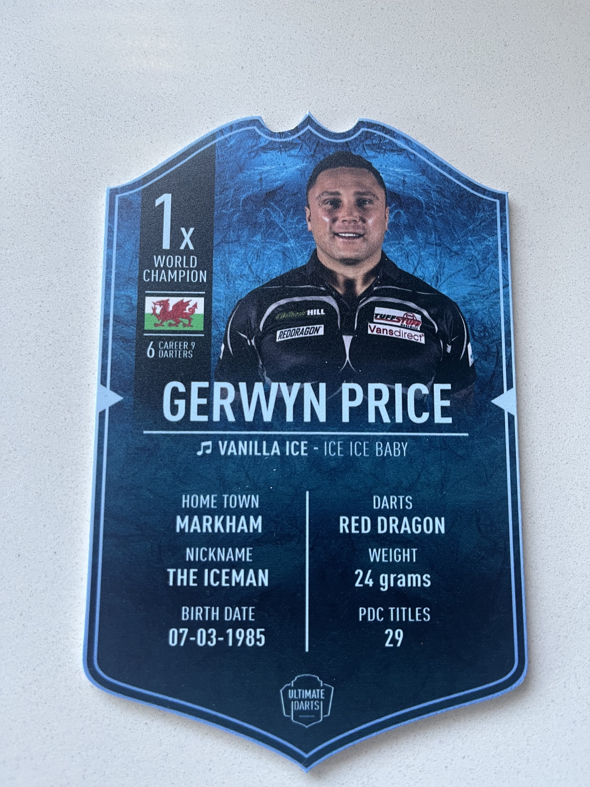 Players Card- black